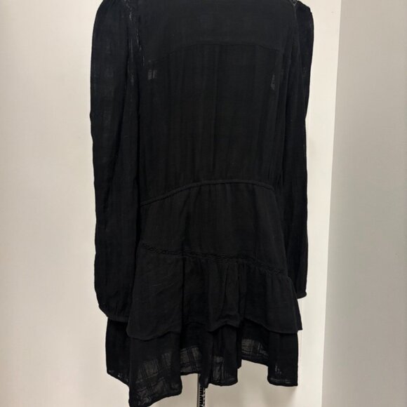 Zara Long Sleeve Embroidered Mini Dress - Picture 2 of 5